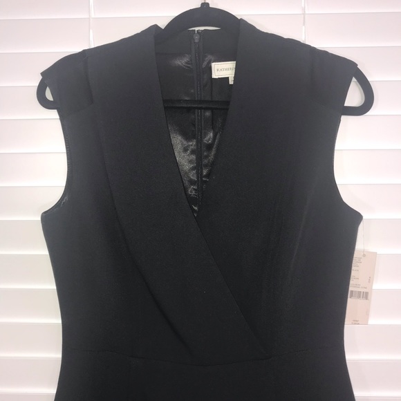 NWT Katherine Kelly V-Neck Sleeveless Dress - Sz 6 - Picture 1 of 6